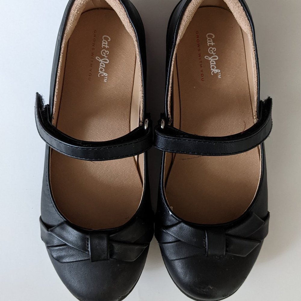 Girls' Hydia Slip-On Ballet Flats - Cat & Jack™ Black